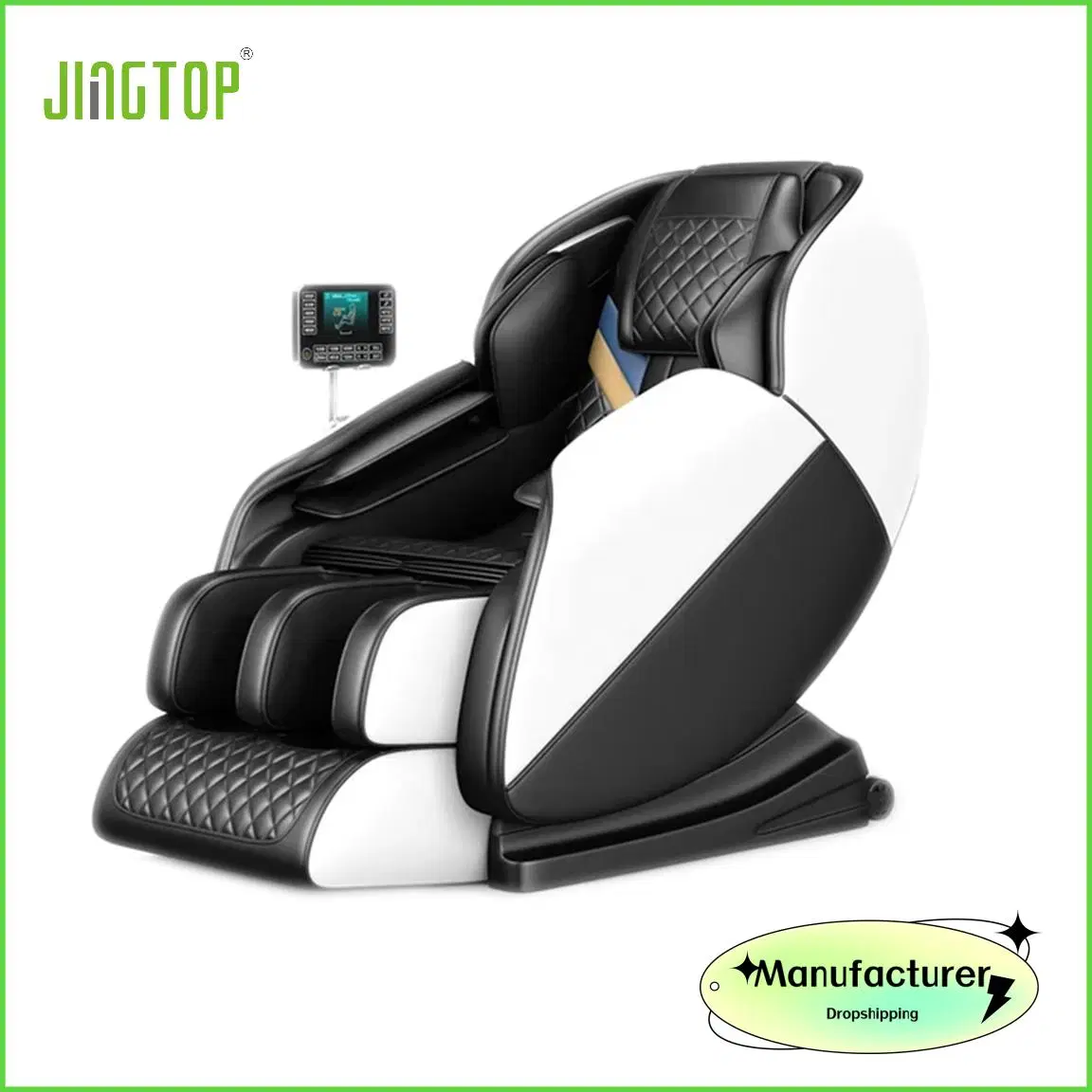 Jingtop Factory Direct New Design PU Leather Family Health Care Silla de máquina de masaje