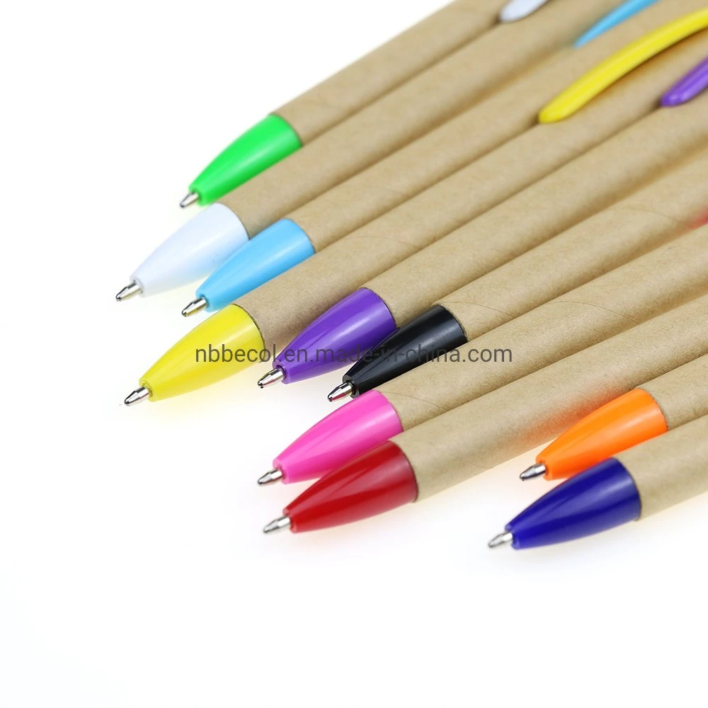 Recycled Paper Ball Pen Eco-Friendly Ballpoint Pen with Cheap Price