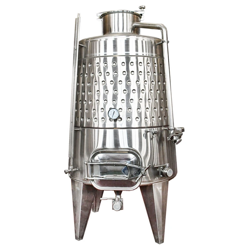 2000L tanque de almacenamiento de bebidas de frutas fermentador cuba de fermentación del vino
