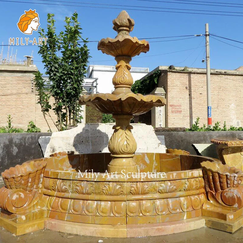 Large Marble Fountain Water Fountains for Outdoor Garden