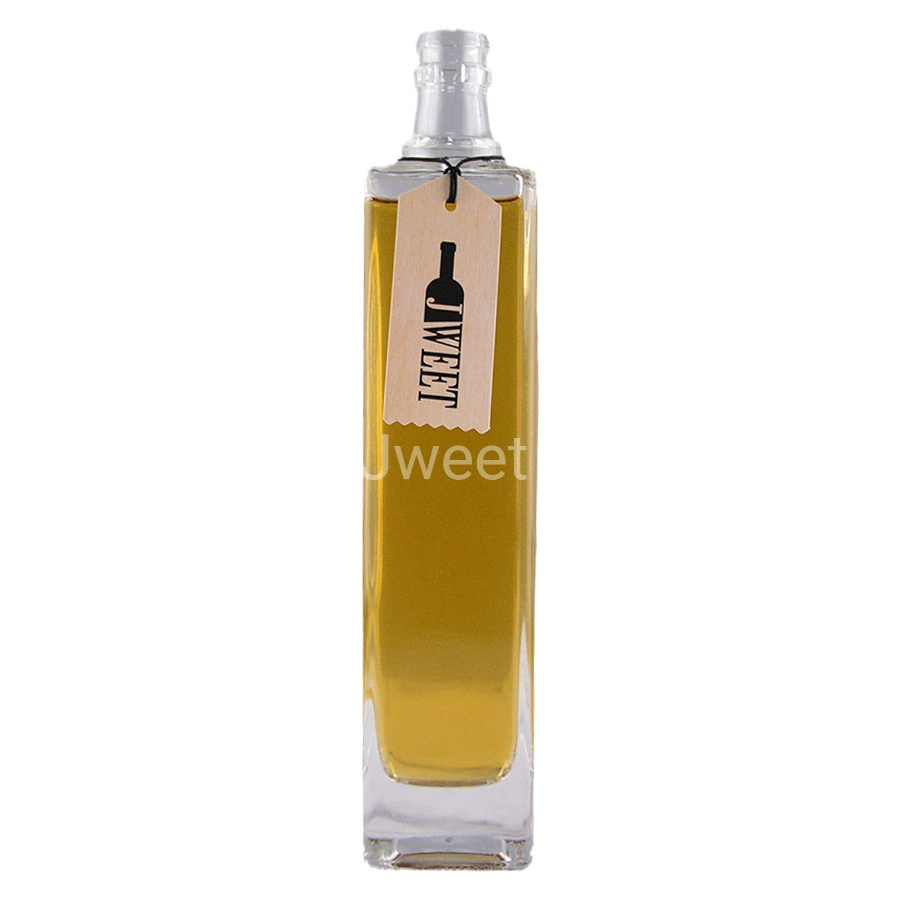 Customized 500ml Glass Oil Bottle Square Olive Oil Bottle