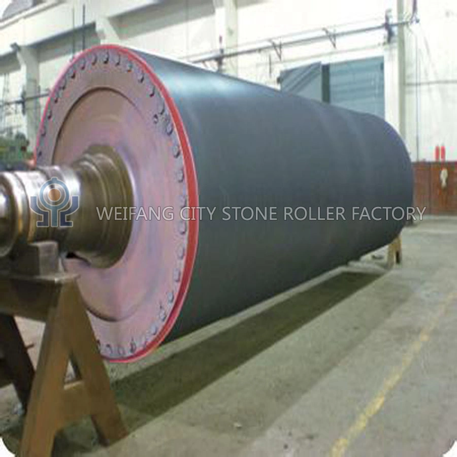 Paper Making Machine Felt Press Roller Granite Press Roll Rubber Roll for Paper Machine