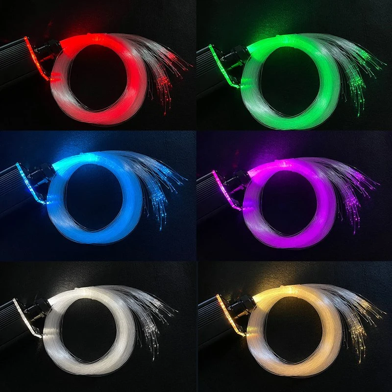 DIY 12V RGB PMMA Romantic Optical Fiber Car Roof Top Ceiling Star Light for Decoration