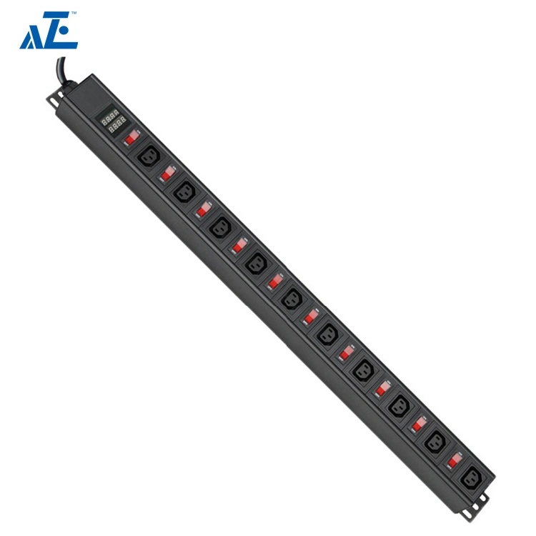 1u Rack Mount 8 Ways IEC C13 PDU