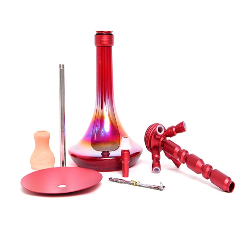 Design exclusivo China Hookah Shisha portátil de luxo com 4 tubo de borracha