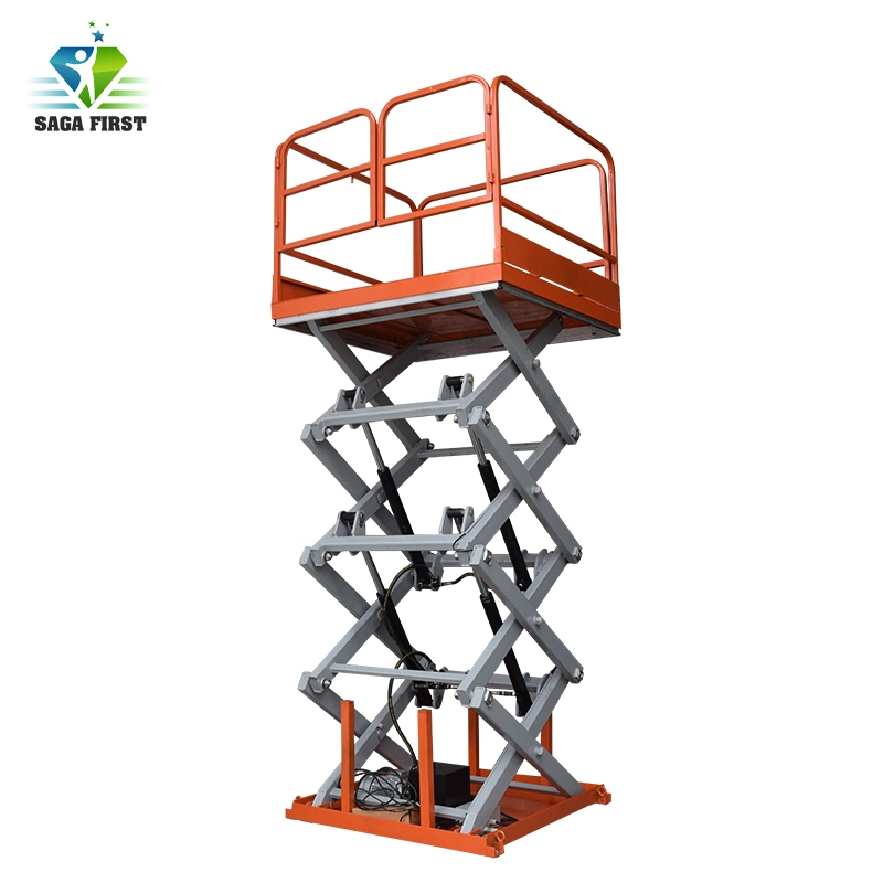 2000kg Cargo Goods Hydraulic Scissors Lift Tables Lifting Jack