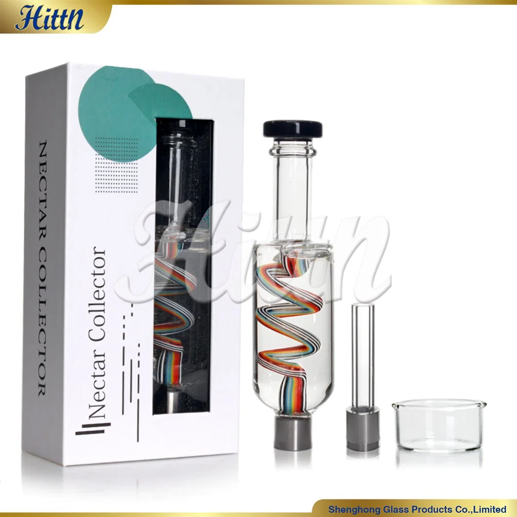 Wholesale/Supplier Smoke Shop Glycerin Freezable Hand Pipe Nc Kit Quartz Tip Accessories Mini Glass Nectar Collector