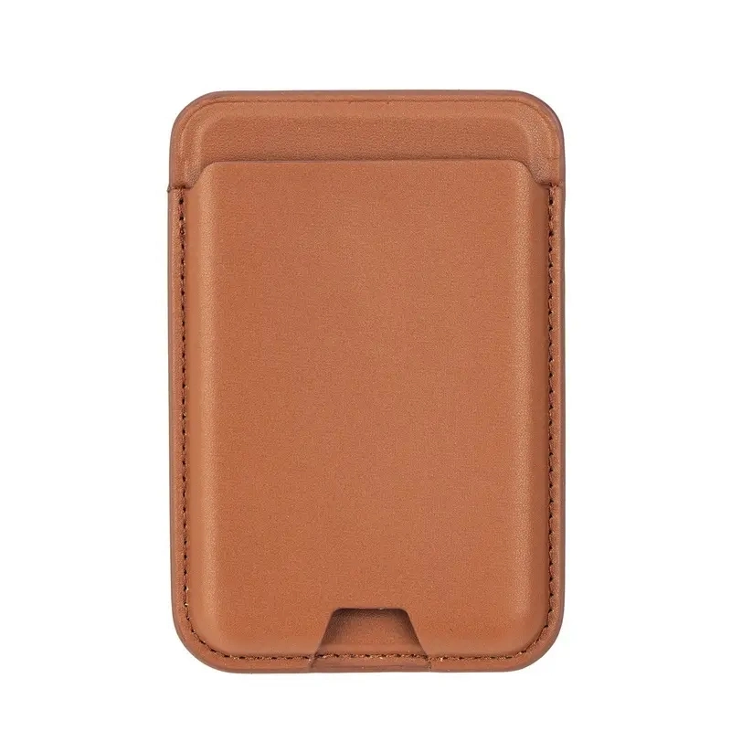 Accessoires de téléphone mobiles personnalisées Téléphone 15 PRO Max cas Capot arrière cuir de haute qualité Wallet détenteur de carte magnétique