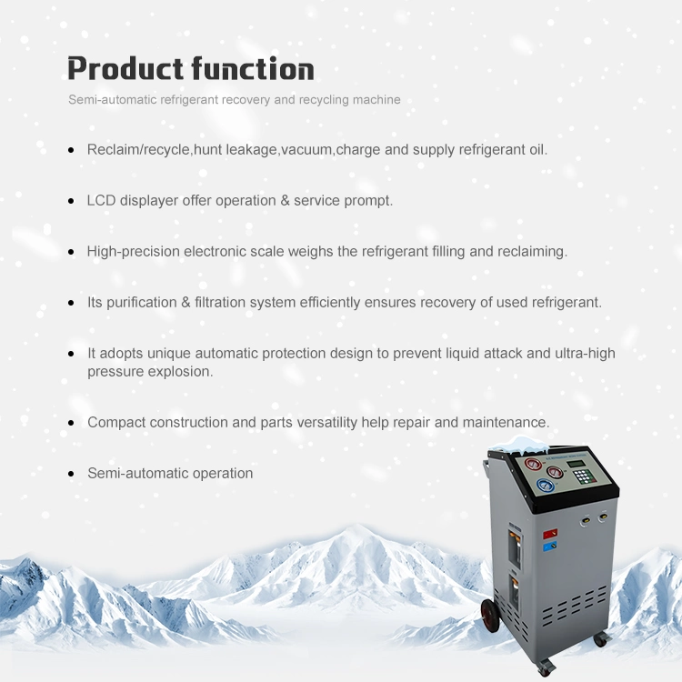 AC Refrigerant Recovery/AC Refrigerant Charging Machine/AC System Flushing &Oil Exchange Machine/AC Service Station Equipment