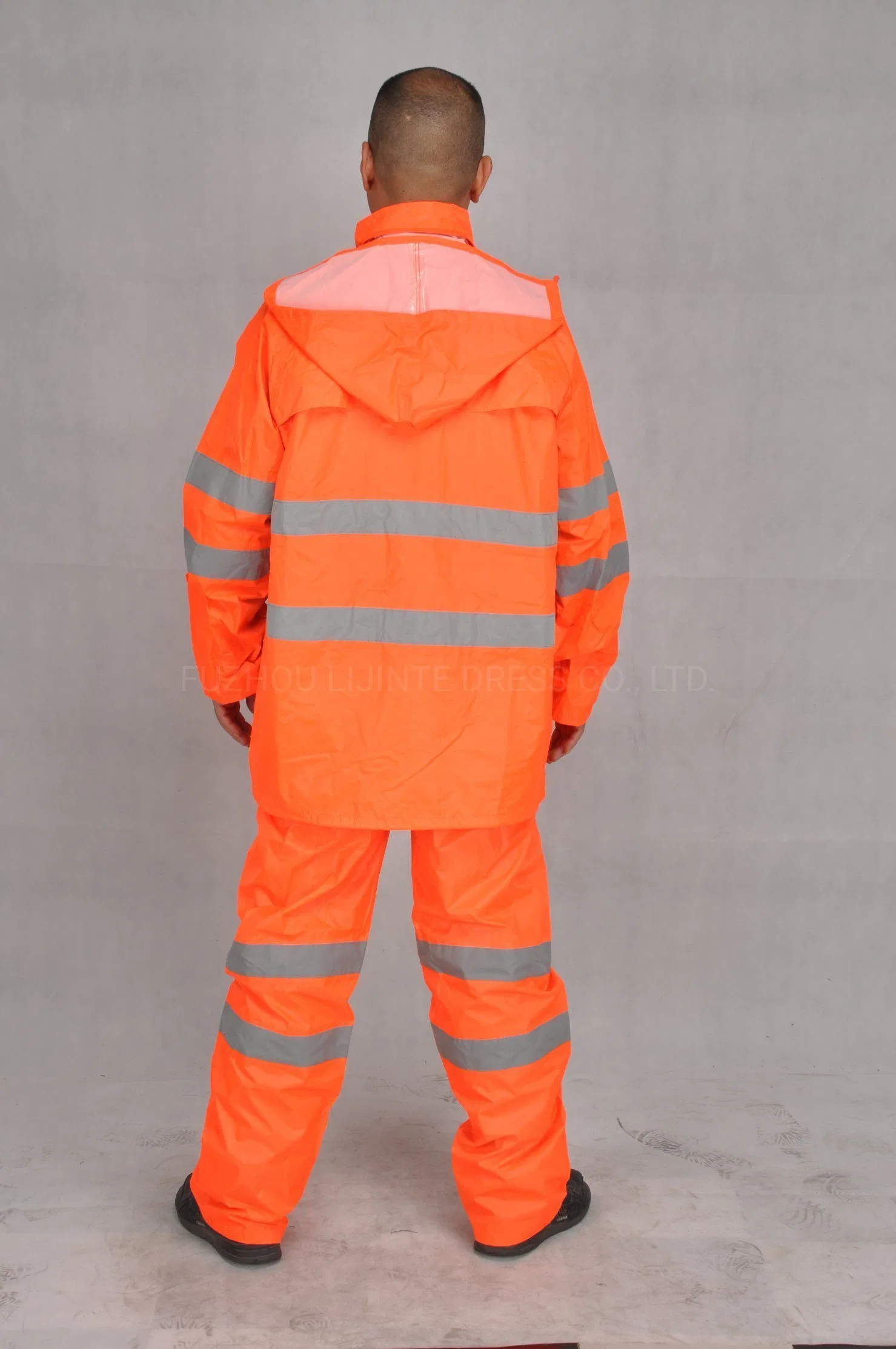 Alta Visbility adultos invierno Ropa de trabajo de seguridad Traje Largo impermeable