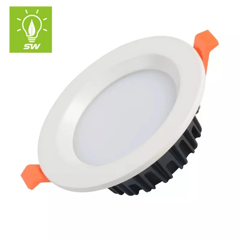 CE RoHS Approved Downlight IP33 Furnishing Interior Lighting 3W 6W 9W 12W 15W 18W 24W LED SMD COB Adjustable Ceiling Lamp Panel Light with Warm Cool Pure White