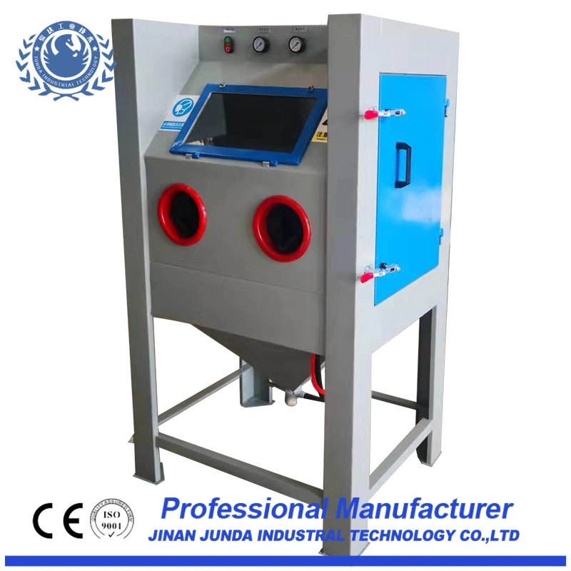 Eléctrica de alta calidad de alta calidad Sandblast Sandblaster Vertical armario