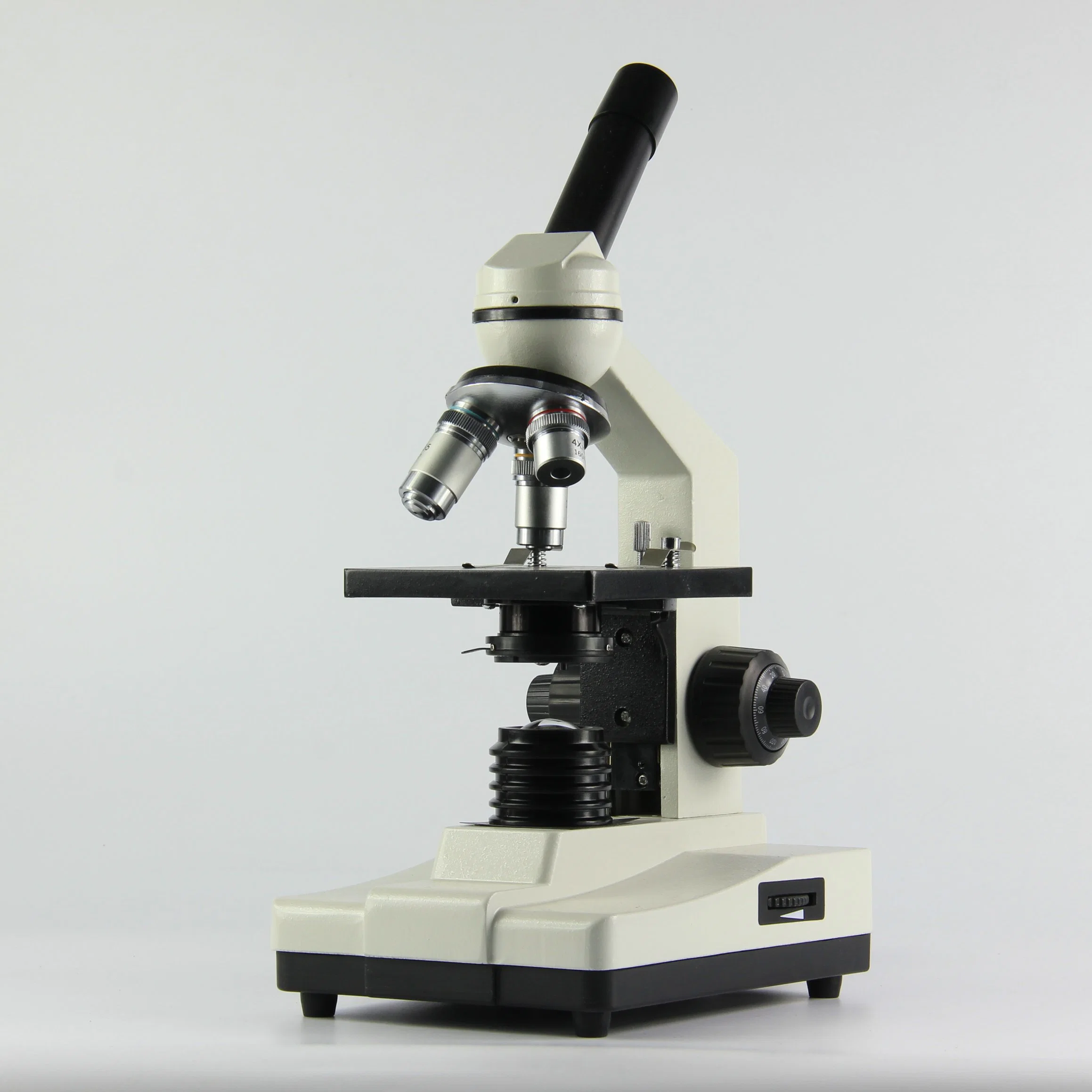 XP201 40X-1600X Economic Monocular Biological Microscope High School Student