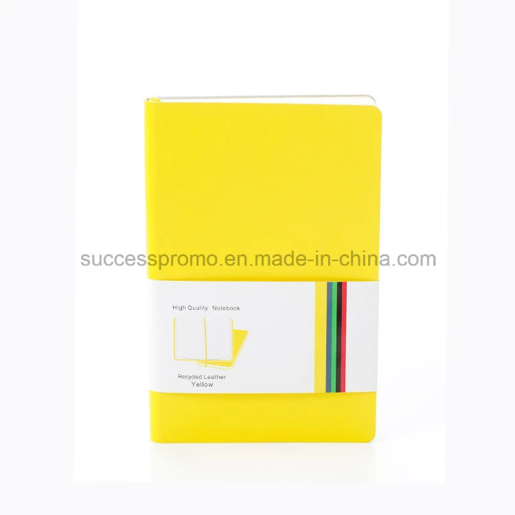 Fsc Certificated Recycled Leather Notebook, Various Colors Are Available