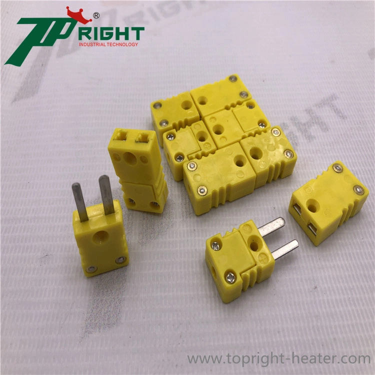 J Type High Temperature Thermocouple Connector Plug with Clamp