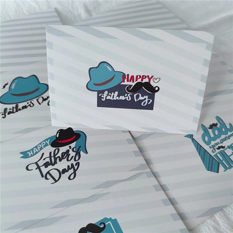 High-Quality Father's Day 6 Card Sets with Envelopes and Stickers