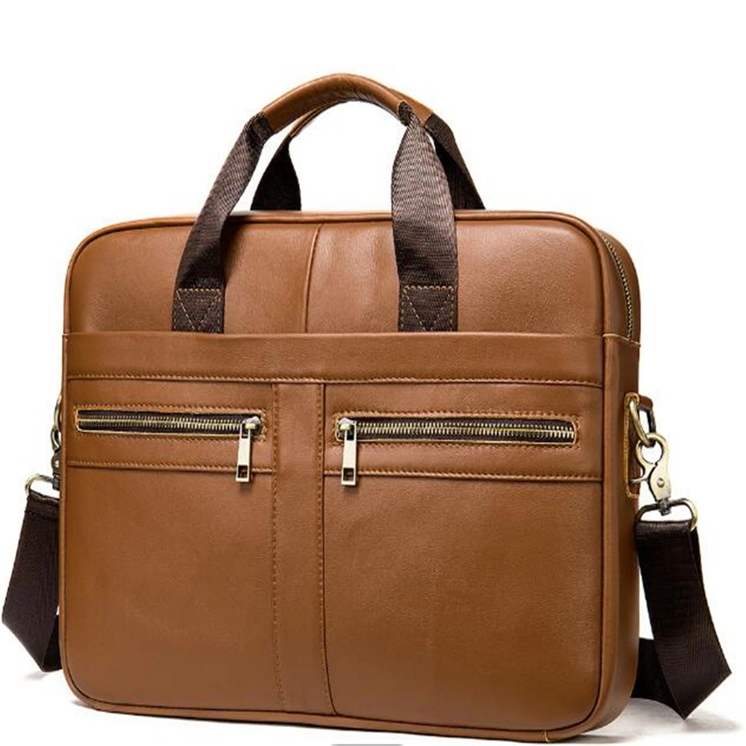 Waterproof Genuine Leather Laptop Bags