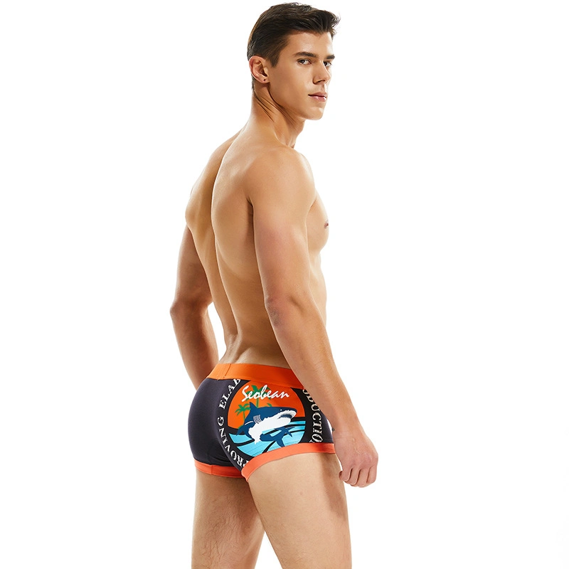 Men's Fashion Sexy Printed Breathable and Comfortable Cotton Underwear