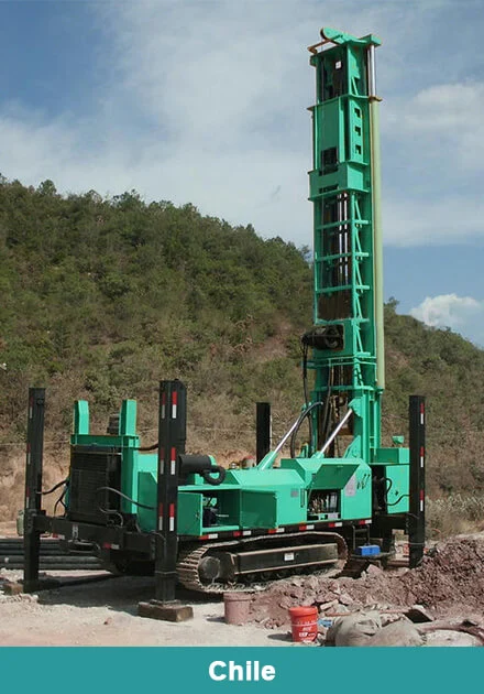 Hidráulica de la economía de la Máquina de Perforación de Pozo de agua fabricado en China (HF1100S)