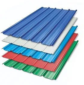 Chapa de recubrimiento de zinc corrugado PPGI de color Acero corrugado recubierto de color PPGI Hoja de techo para Casa
