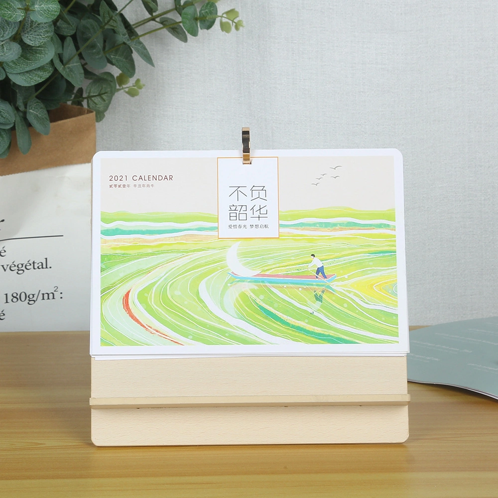 Custom Color Printing High quality/High cost performance Desk Calendar