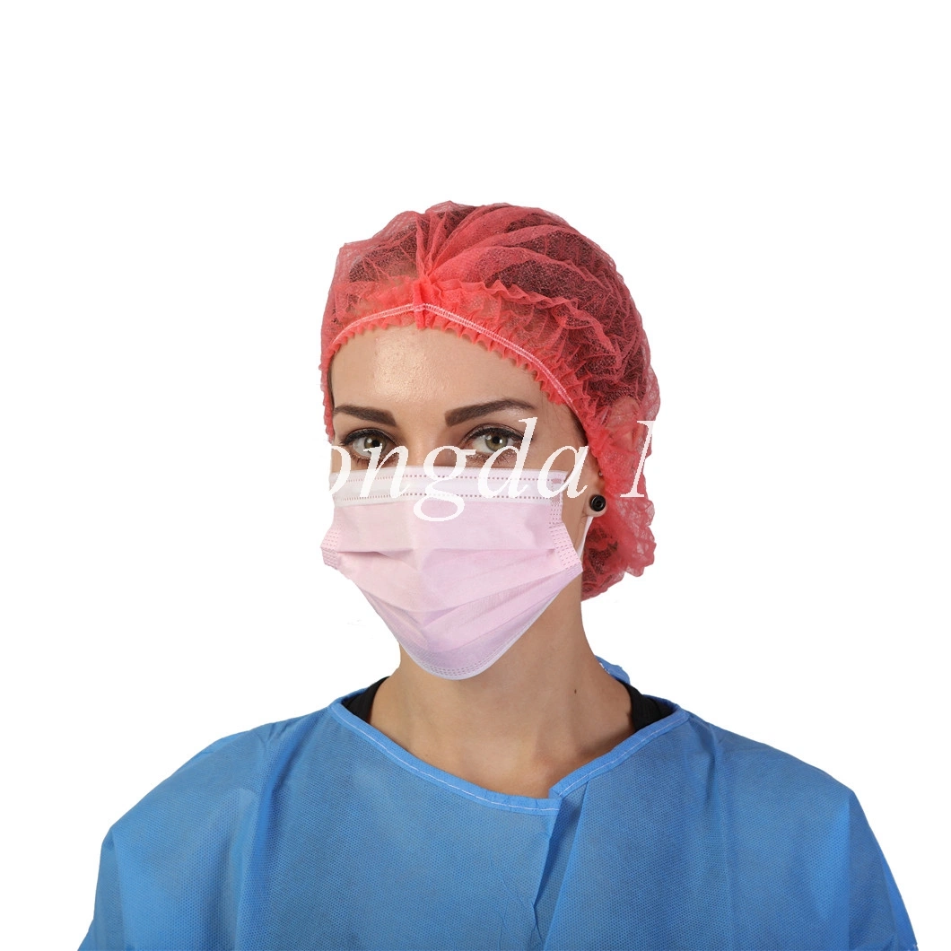 One Disposable 3 Layers Pink Medical Mask New Products 2022