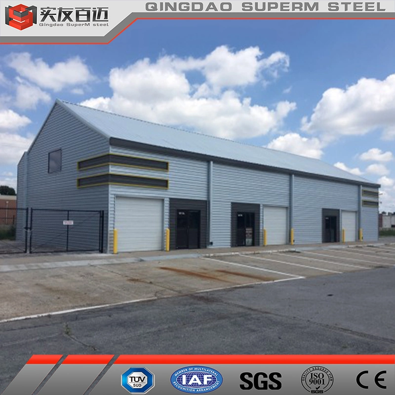 Metal Building Prefabricated Steel Structure Auto Shop