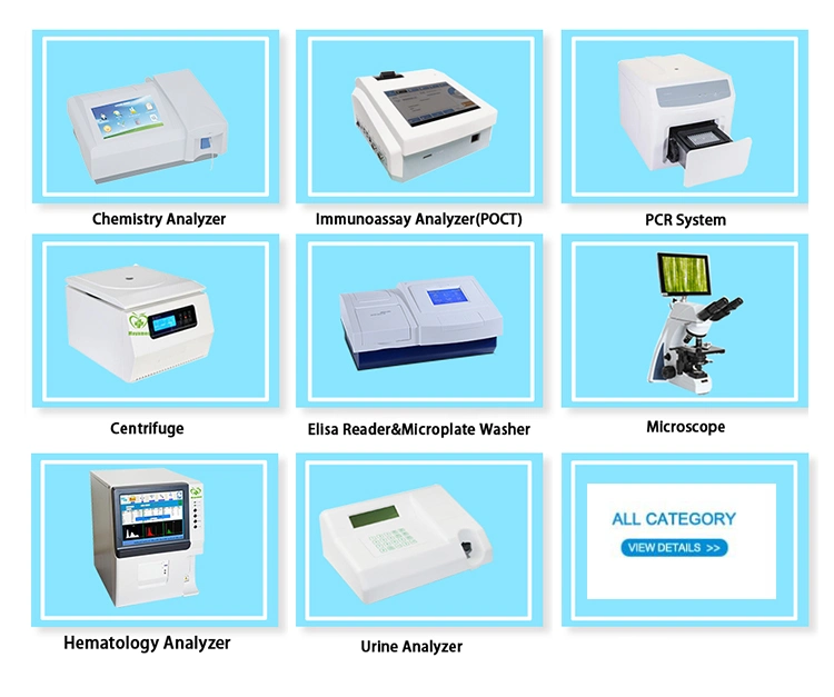 Mon-B005c Instruments analytiques Clinique 5 partie de l'hématologie Prix de l'analyseur automatique pour les médicaments vétérinaires