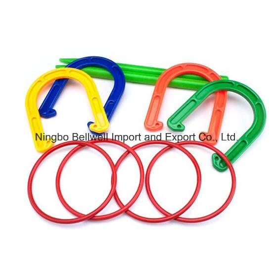 Plastic Ring Toss Outdoor Toss Game Plastic Horseshoes