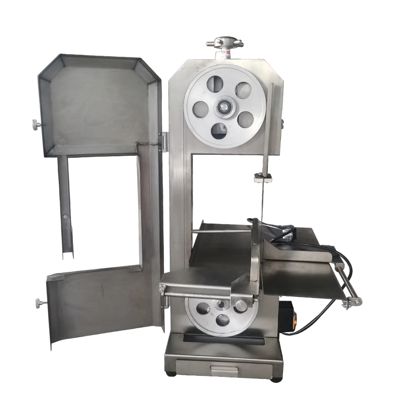 220V Electric Meat Bone Cutting Machine Commercial Desktop Frozen Meat Cut Ribs Fish Meat Beef Bone Saw Machine 1500W Hot Selling (QH300A)