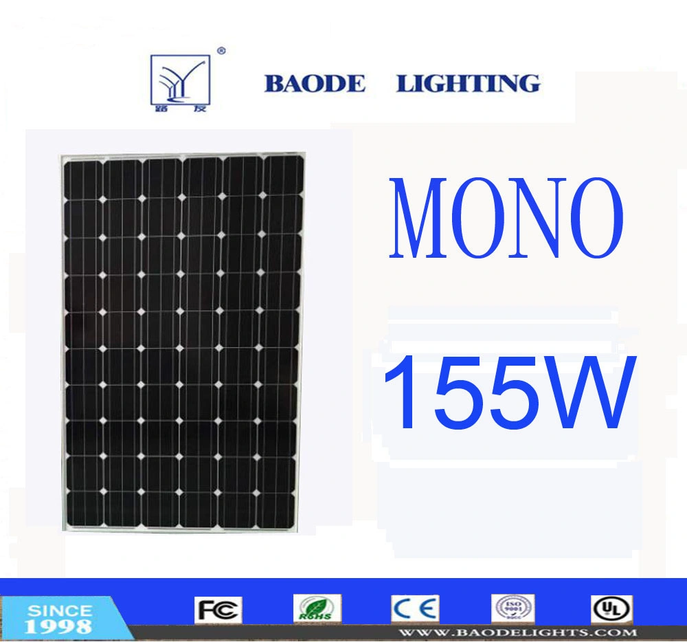 Hot Selling Powerful 155W 160W Monocrystalline Silicone Solar Module Solar Cell for Solar Power System