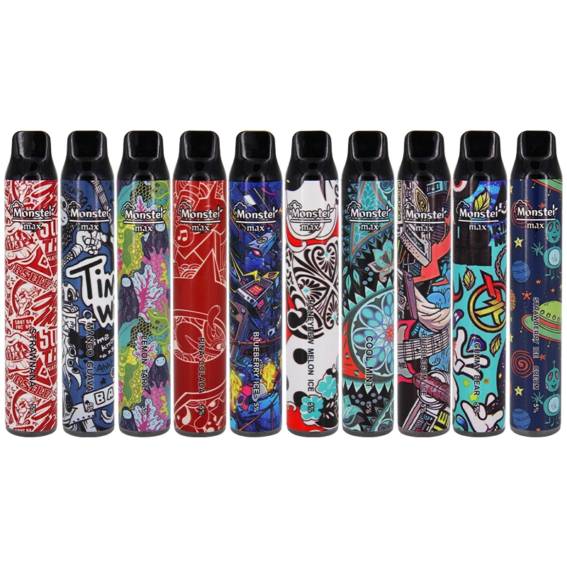 Monster Max Disposable/Chargeable Ecig 2500 Puffs 50mg Nicotine Vape Electronic Cigarette