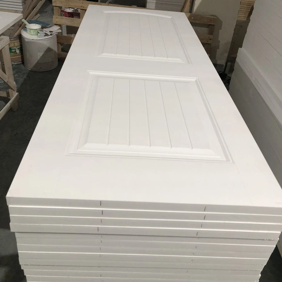 Pintura blanca de la puerta de moldeado hueco de la superficie de madera veteada europeo-americanos de estilo de moda simple