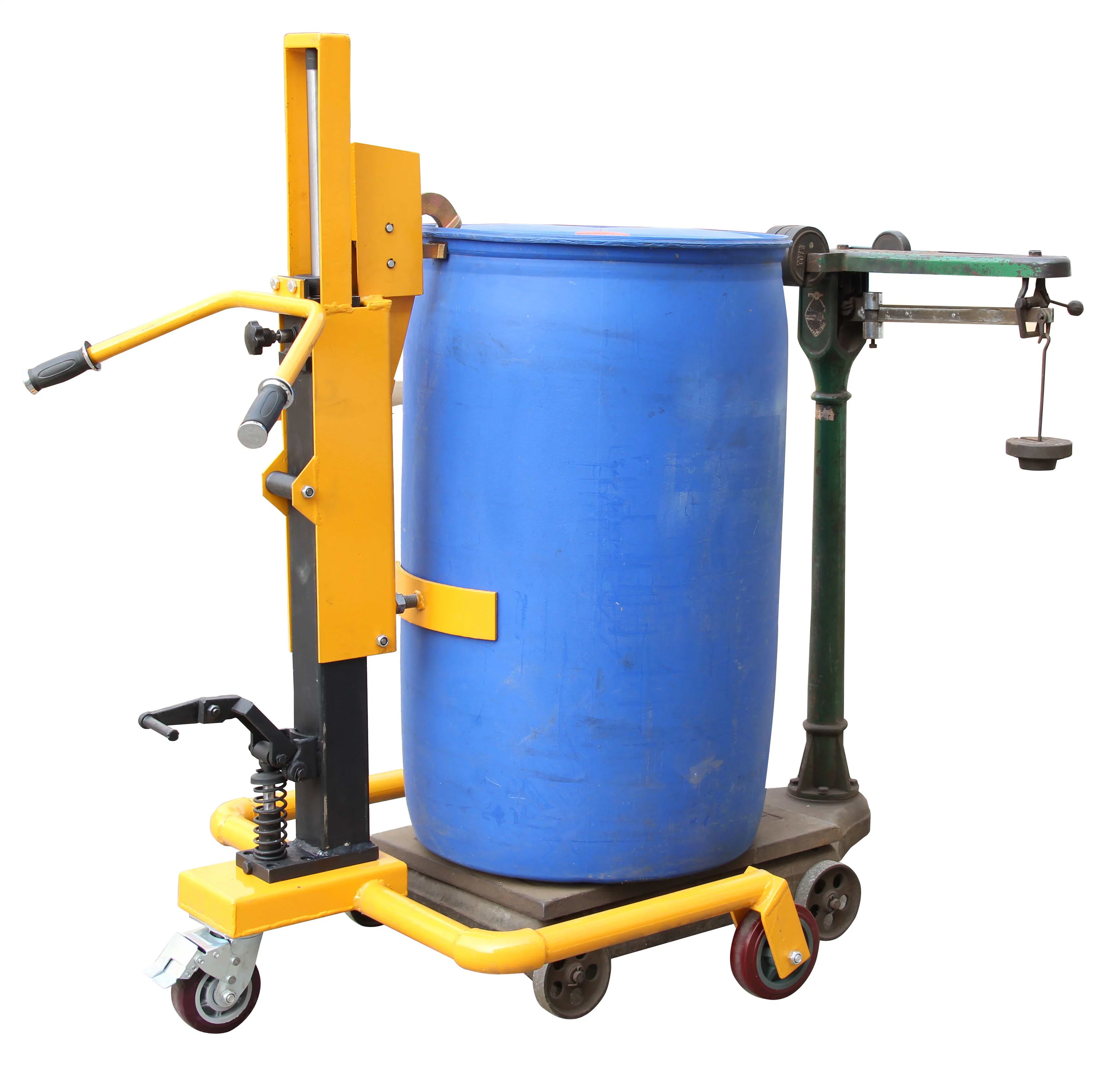 Olecranon Large Oil Drum Handling Steel Hydraulic Oil Drum Heavy Duty Steel Moving Automatic Weighin