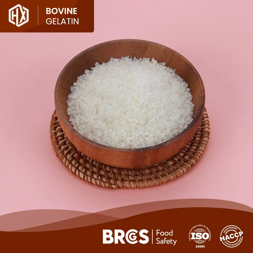 Haoxiang Food Grade Halal Bovine Skin Gelatin Sheet High-Purity Powdered Bovine Skin Gelatin China Supplier Sample Available Halal Edible Bovine Gelatin