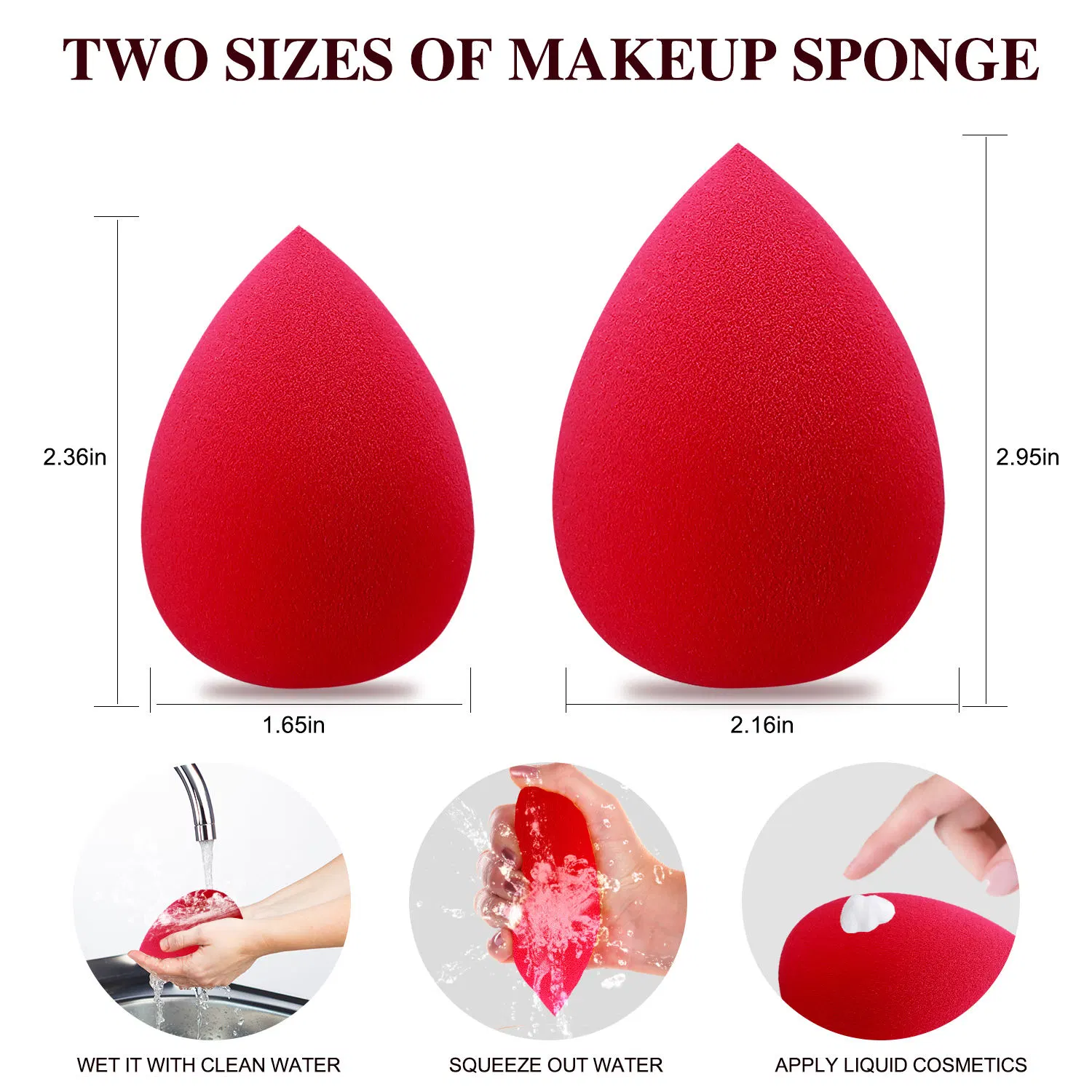 Großhandel Make-up Blender Sponge Beauty Sponge mit Ultra Soft Fine Textur Make-Up Blender Schönheit