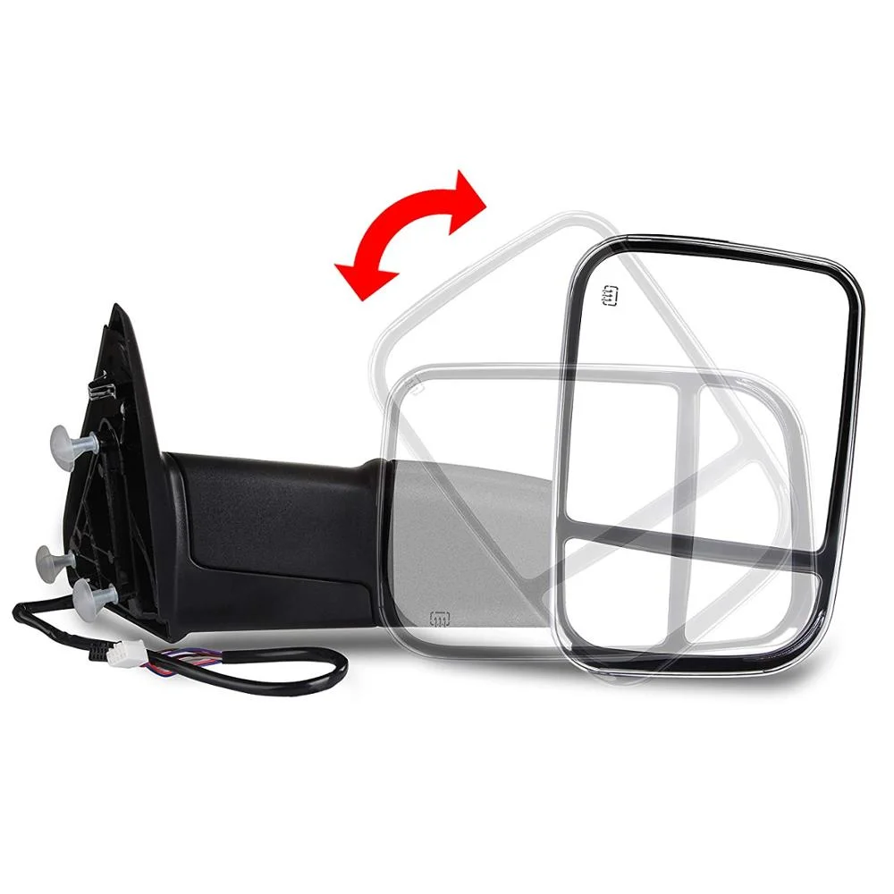 Lite forma Camioneta remolque termico potencia Espejo espejo lateral del coche de la señal de giro de la luz de charco el retrovisor para captura de 2009-2012