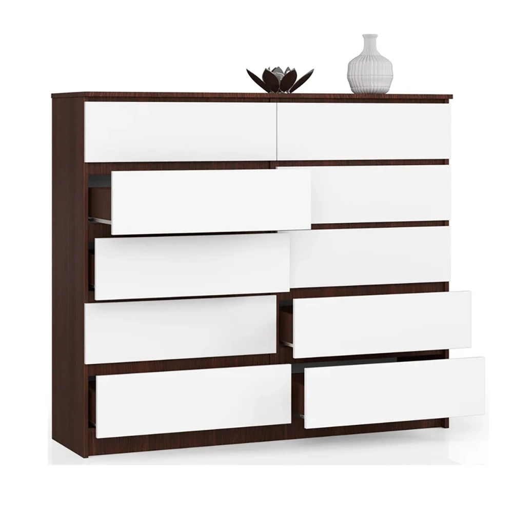 Nordic Wooden Simple Modern Bedroom Furniture Storage Drawers Chest