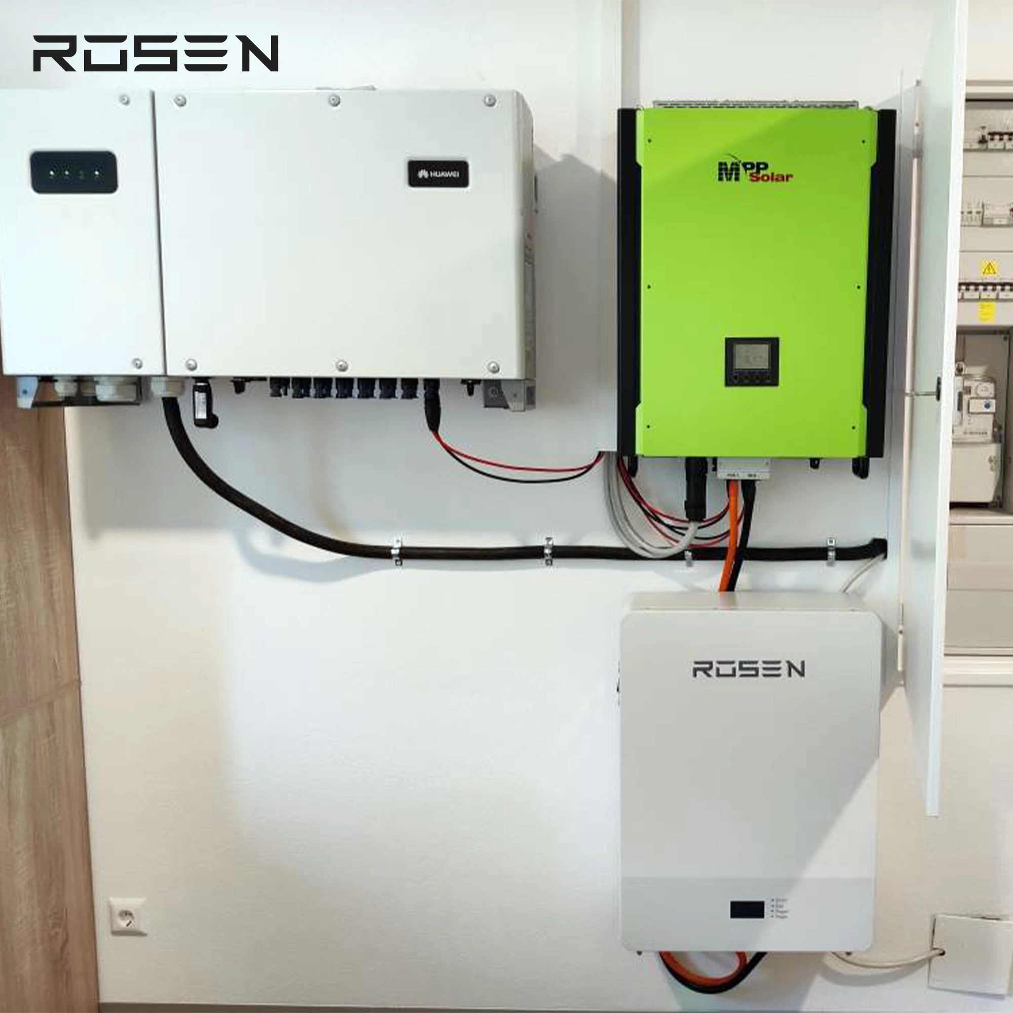 on Grid Storage System 5kw 10kw 15kw Hybrid Solar Power System with Batteries for Home