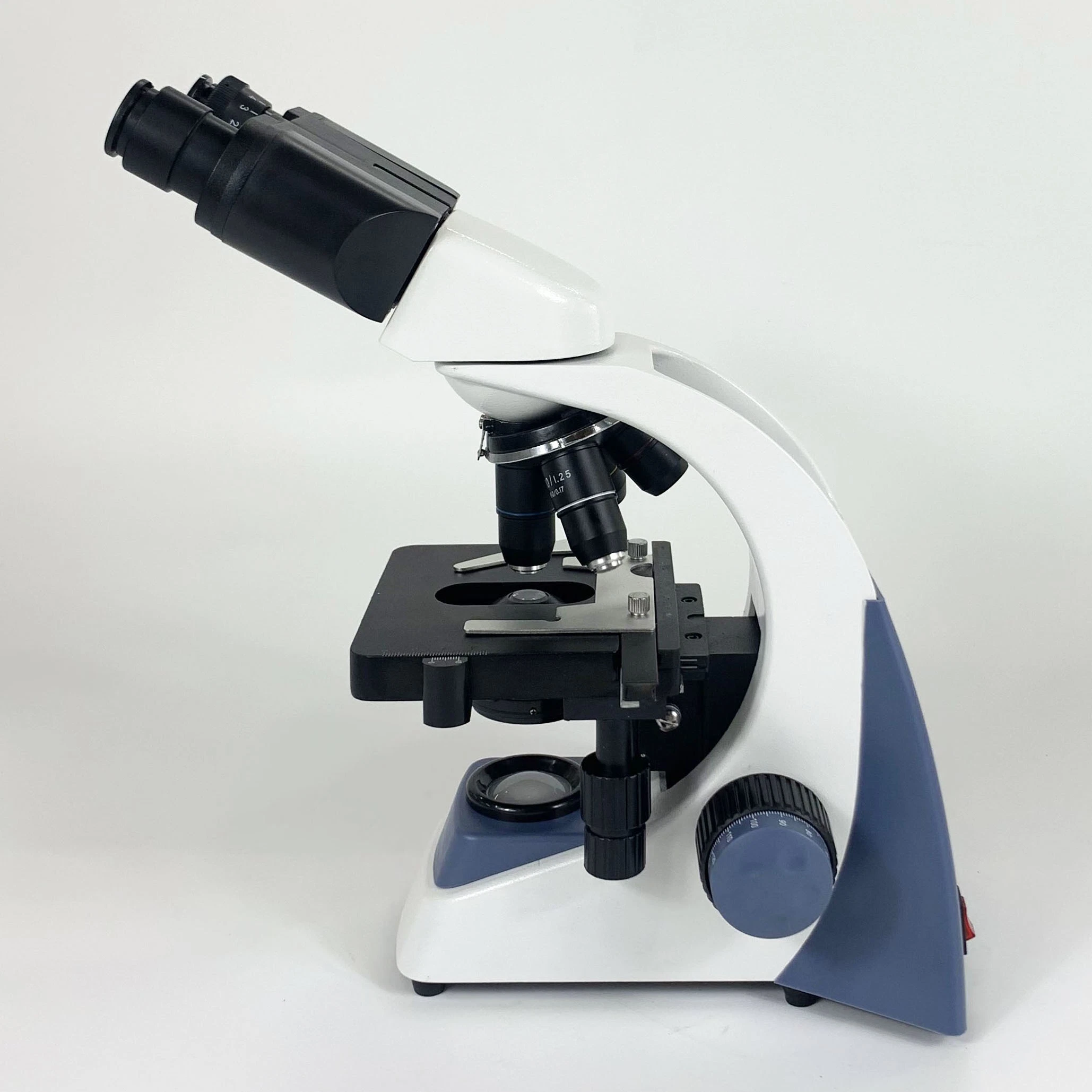 Microscopio trinocular estudiante biológicos para Lab