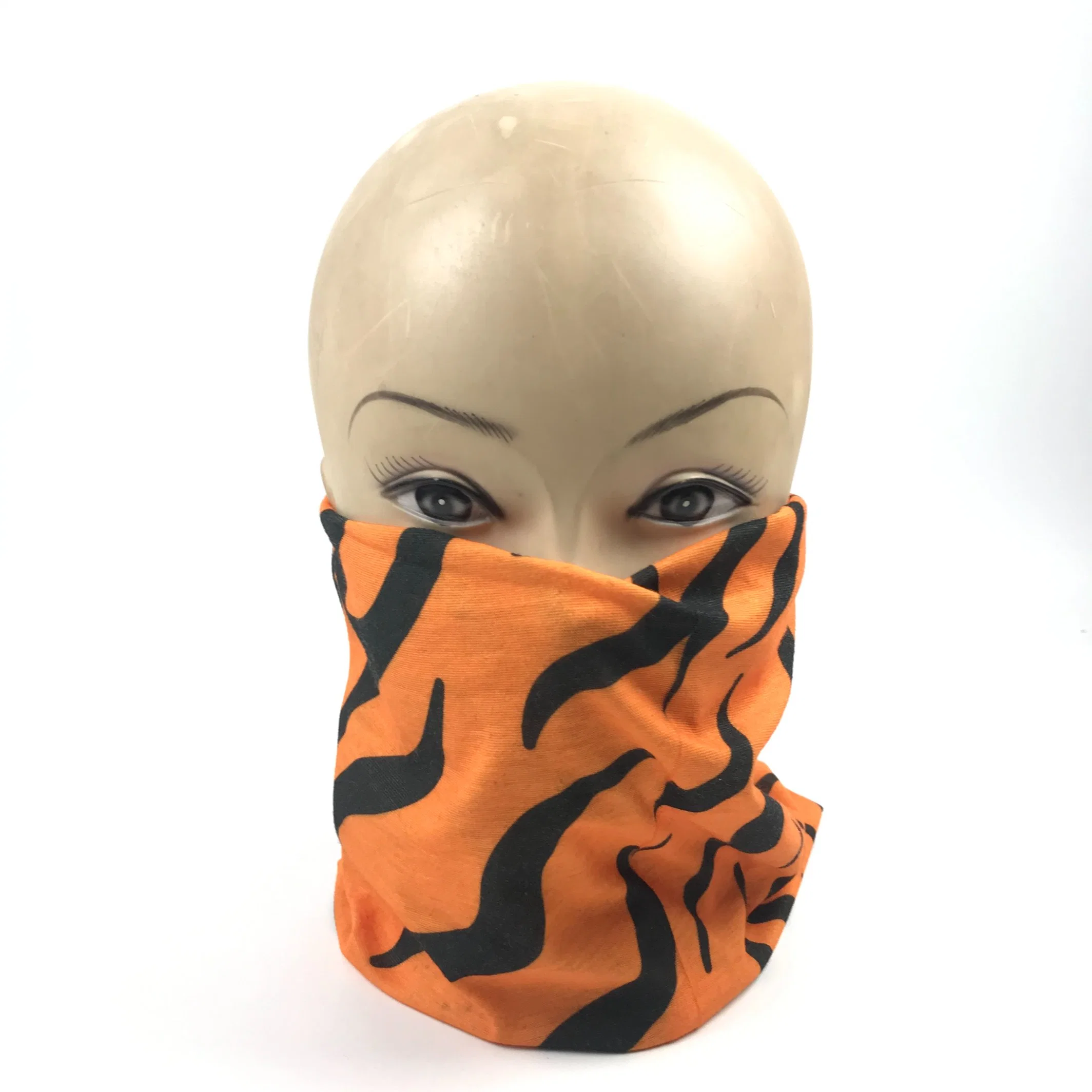 Circonscription de gros de la pêche Durag Foulard au cou transparente au bandana d'usure