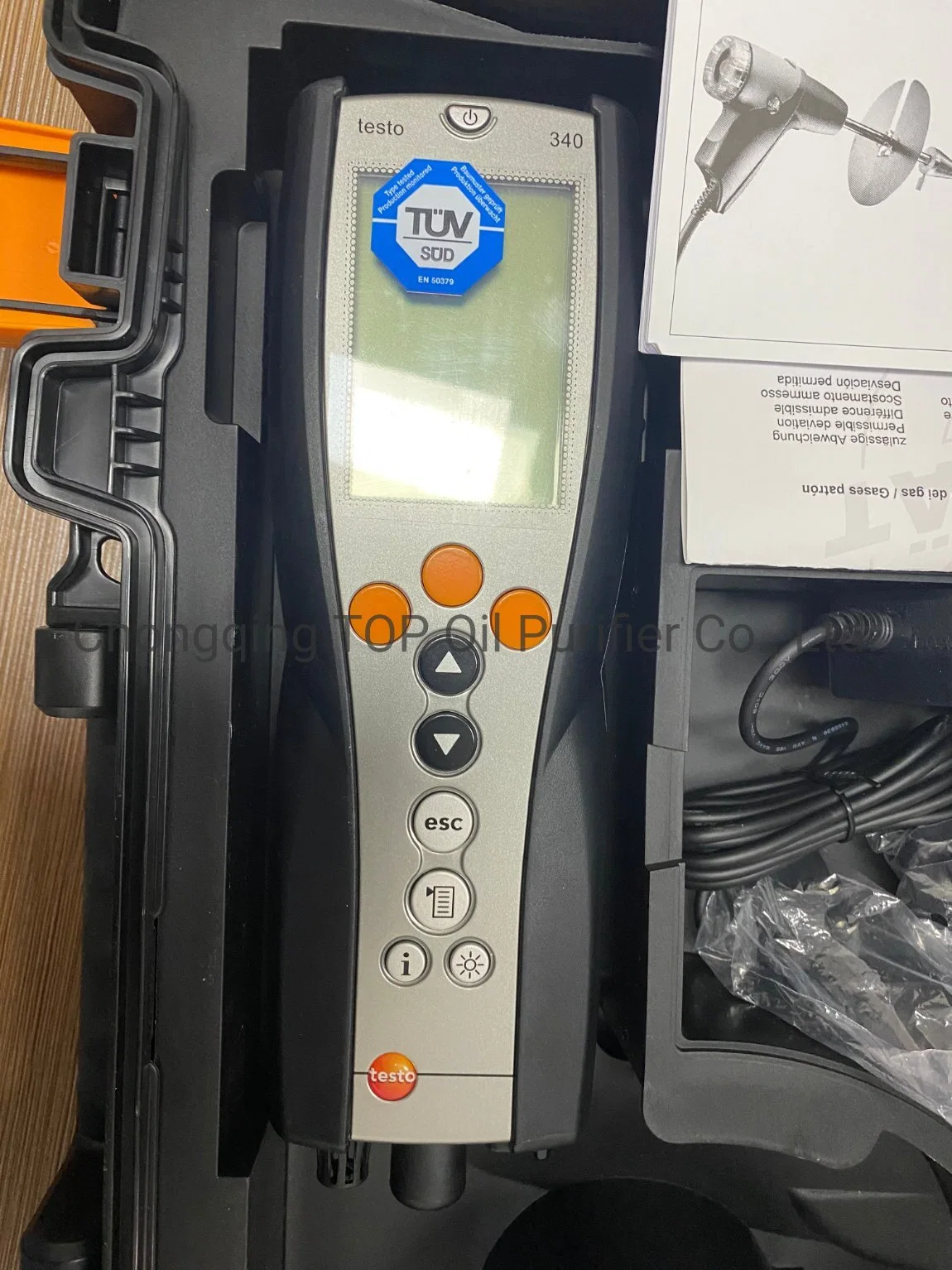 Testo 340 Flue Gas Analyzer High Temperature Flue Gas