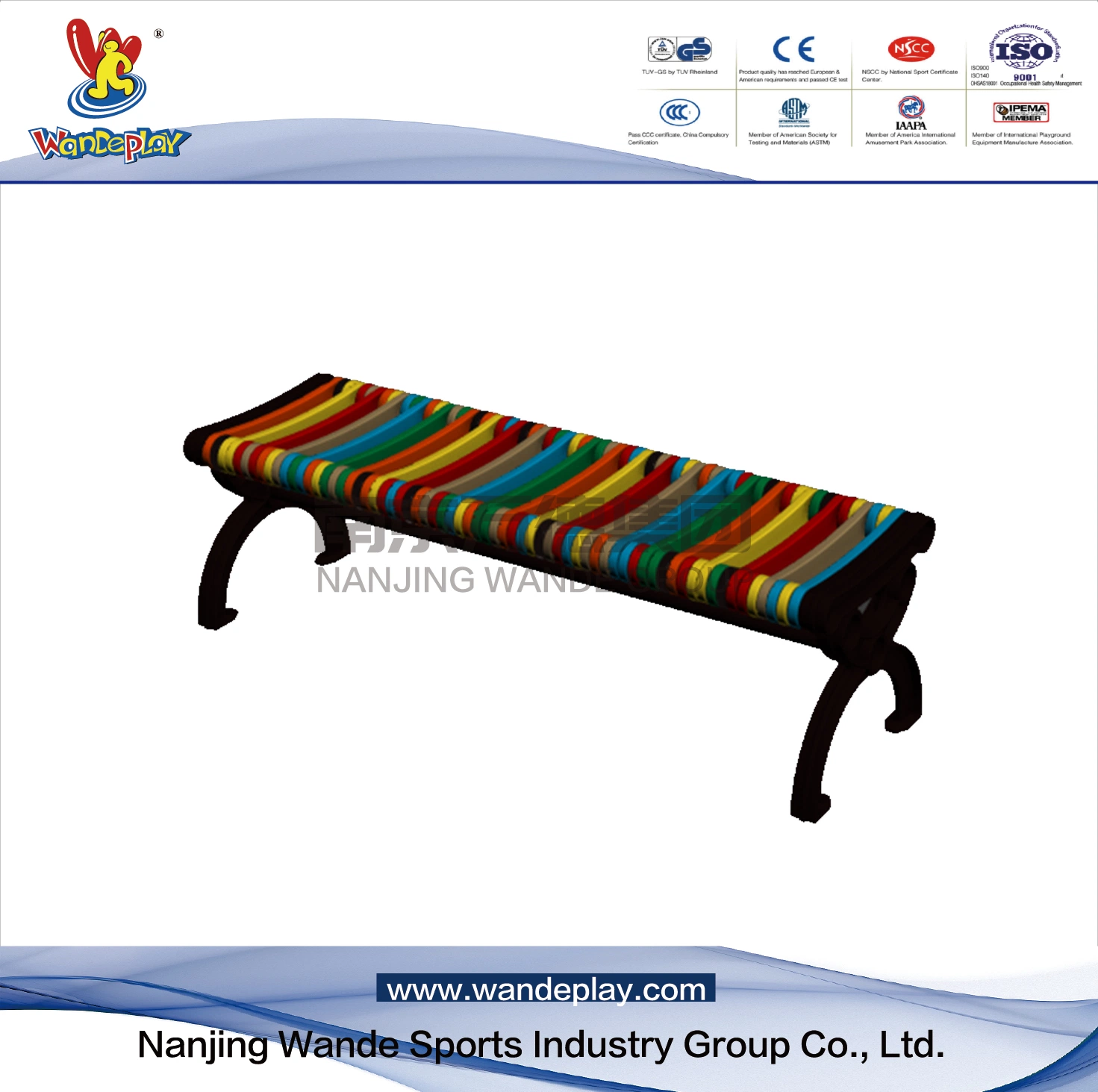 New Design Park Benches Outdoor Long Chair