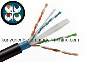 F/UTP CAT6 23AWG + lámina de PVC PE a través de par trenzado no blindado/Cable de ordenador/ Cable de datos Cable de comunicación///Conector de cable de audio