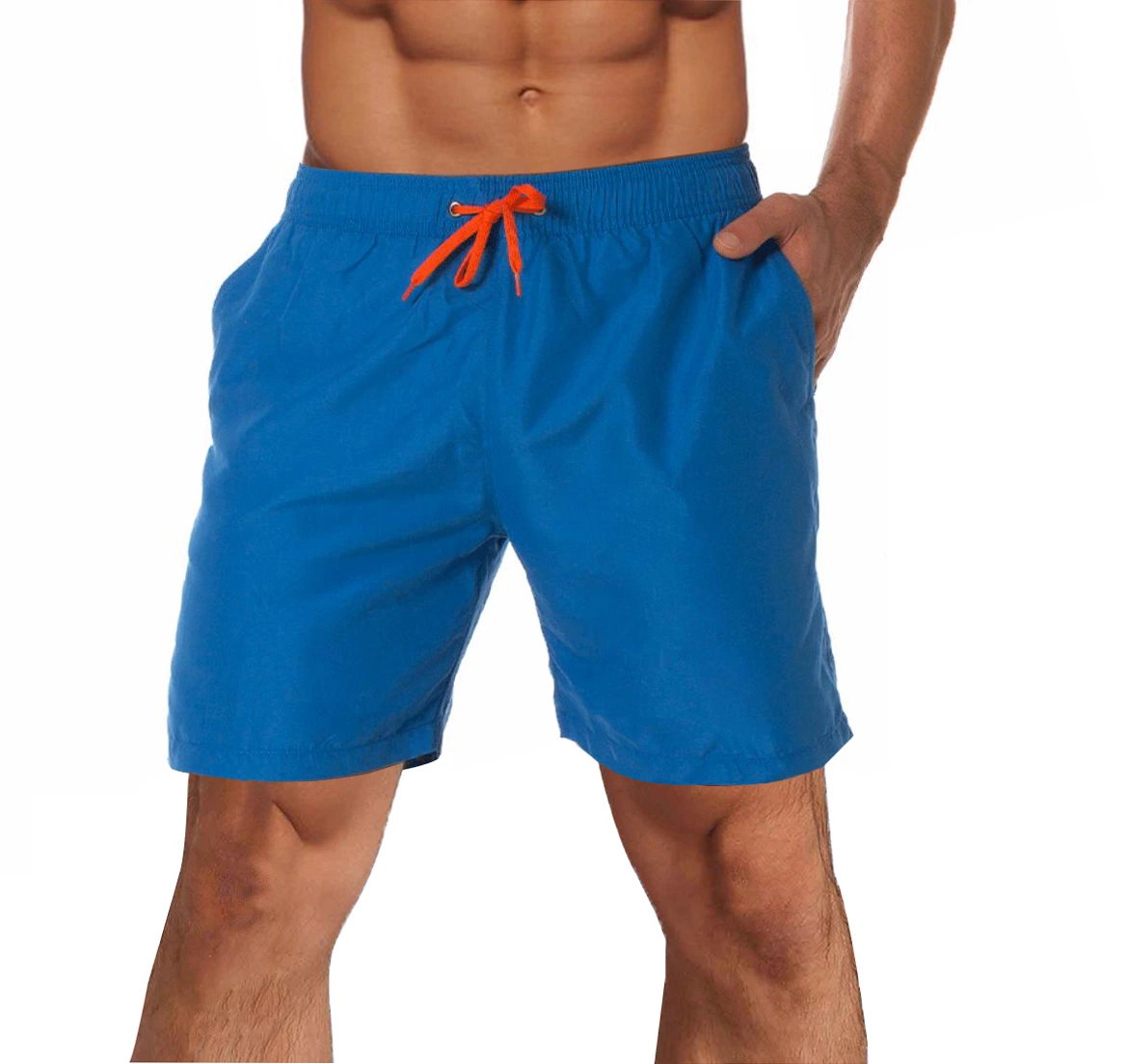Shorts en maille pour homme, sports de plage et natation d'été avec logo personnalisé en gros.