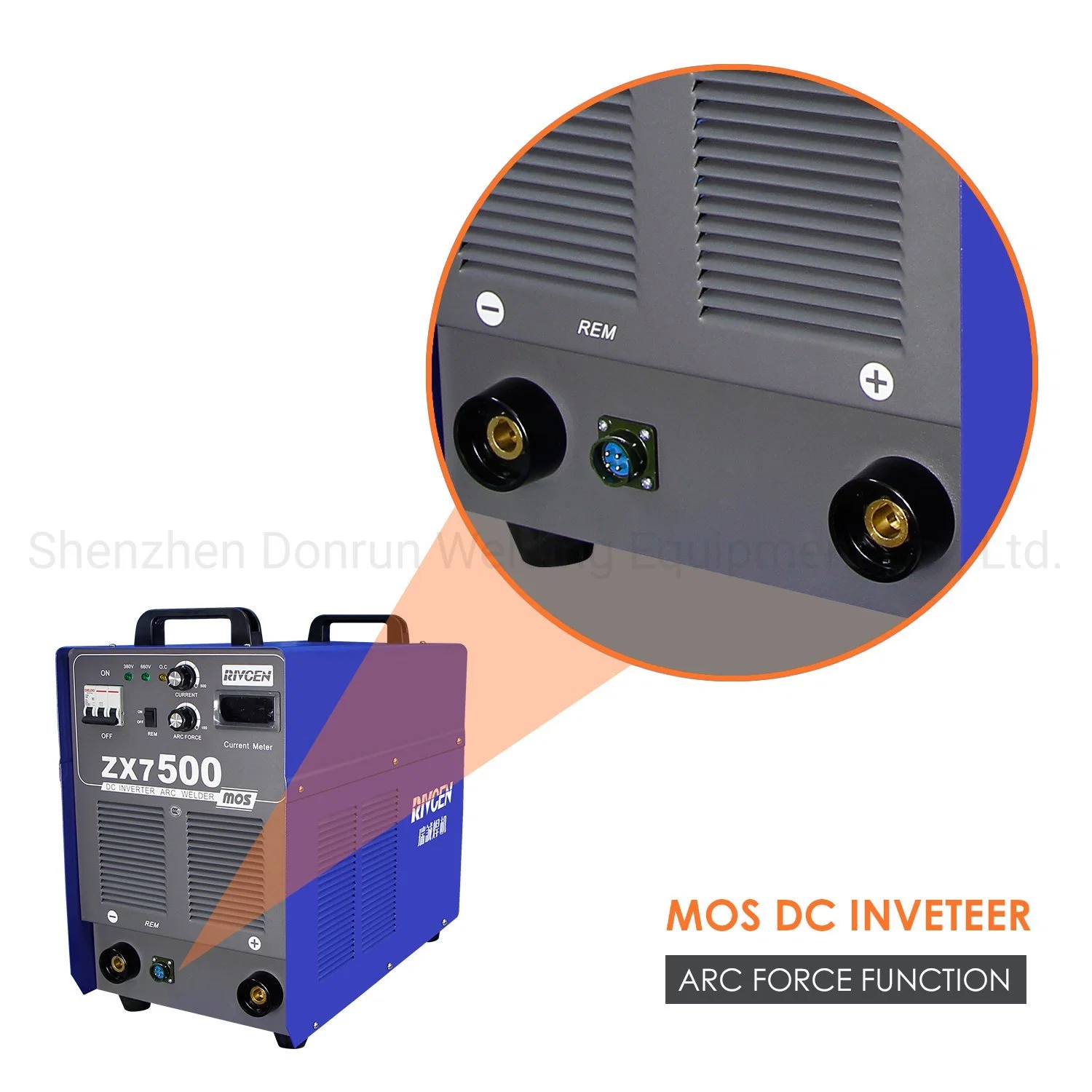 AC380V 660V DC Inverter Arc Welding Equipment with Arc Force Function