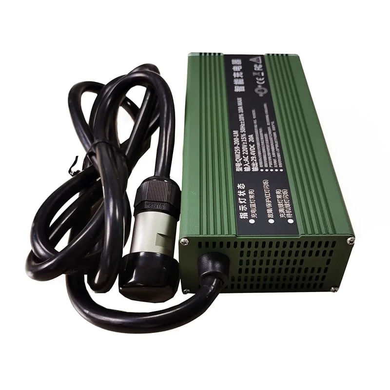 Military Quality DC 72V 73V 8A 600W Low Temperature Charger for 20s 60V 64V LiFePO4 Battery Pack with Pfc