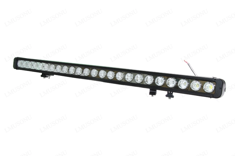 Lmusonu 240W Offroad Spot Flood Combo Beam Straight Single Row LED Lighting Bar 40 Inch