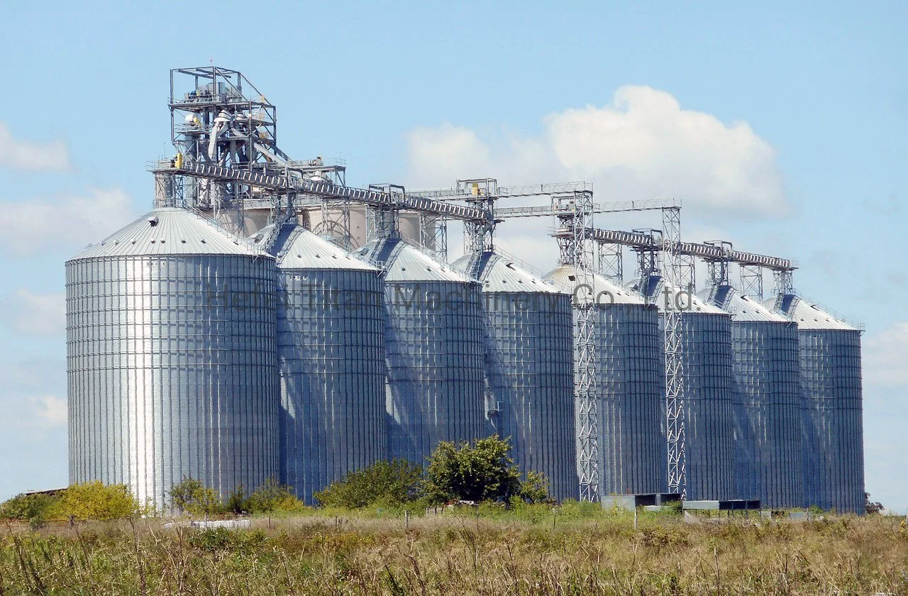 La galvanización de Acero Inoxidable de Silo de grano de trigo de silo de almacenamiento