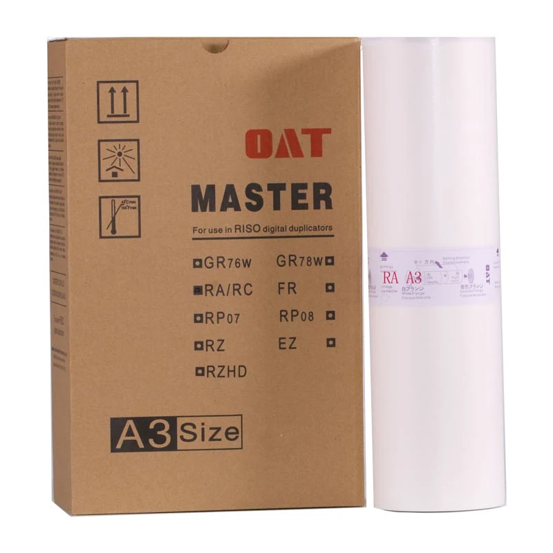 Compatible Ra/RC3 Duplicador Digital Master Rollo de papel